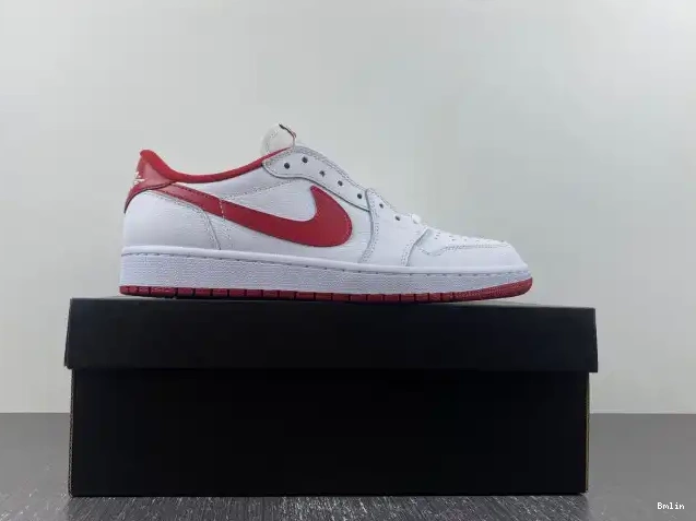 Bmlin Shoes 1 705329-101 Jordan Varsity Red Retro White Low 0612